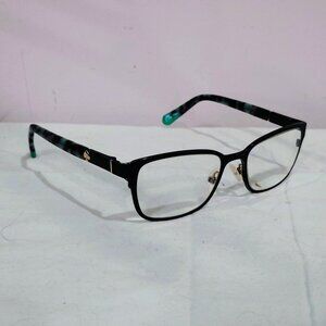 Kate Spade Ninette Matte Black Mint Green Tortoise Eyeglasses